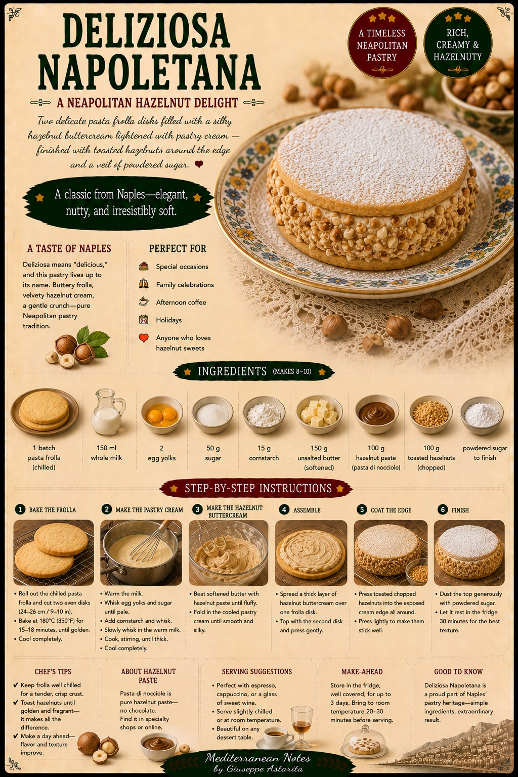 Deliziosa napoletana — infographic by Giuseppe Astarita