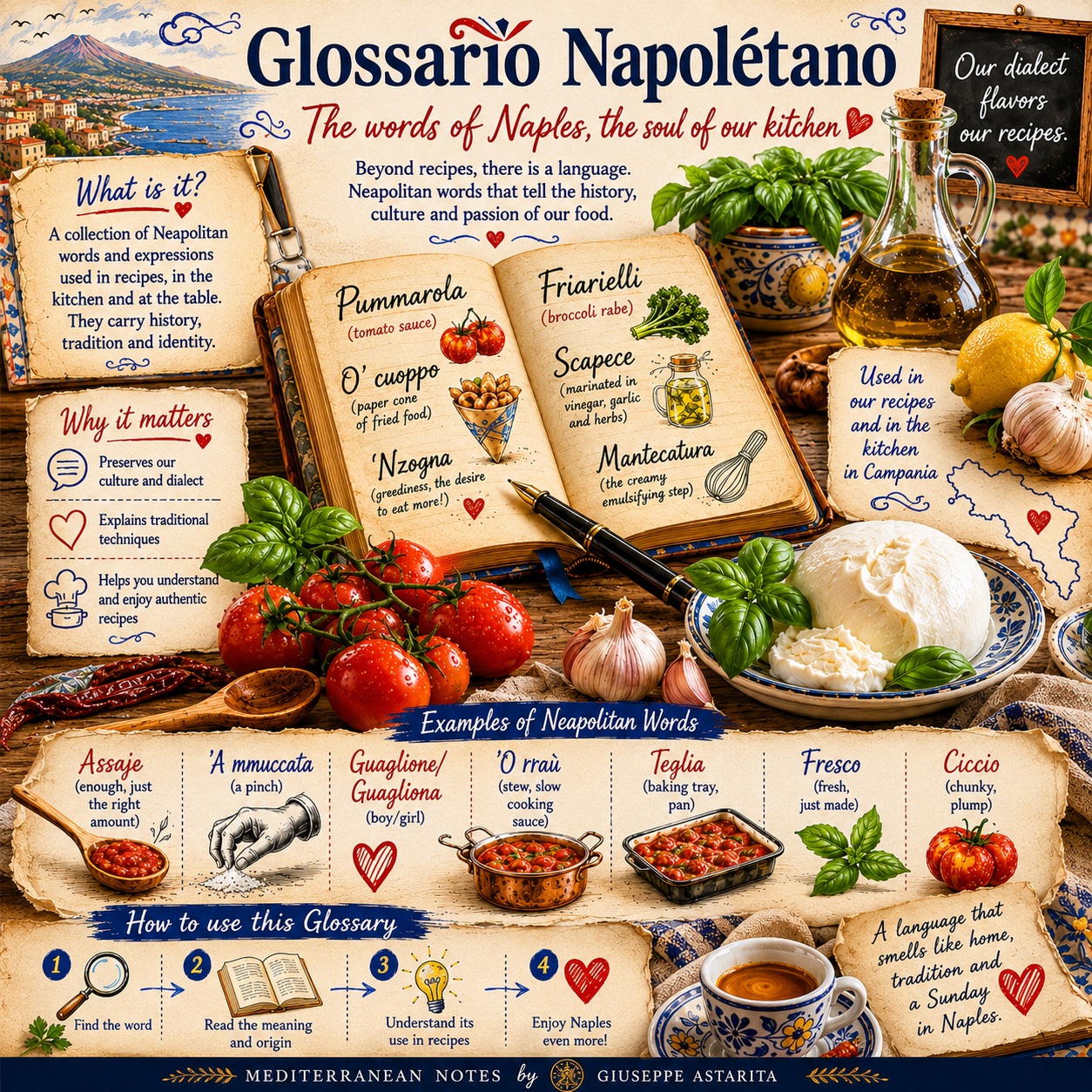 Neapolitan Kitchen Glossary — the words of Naples, the soul of our kitchen