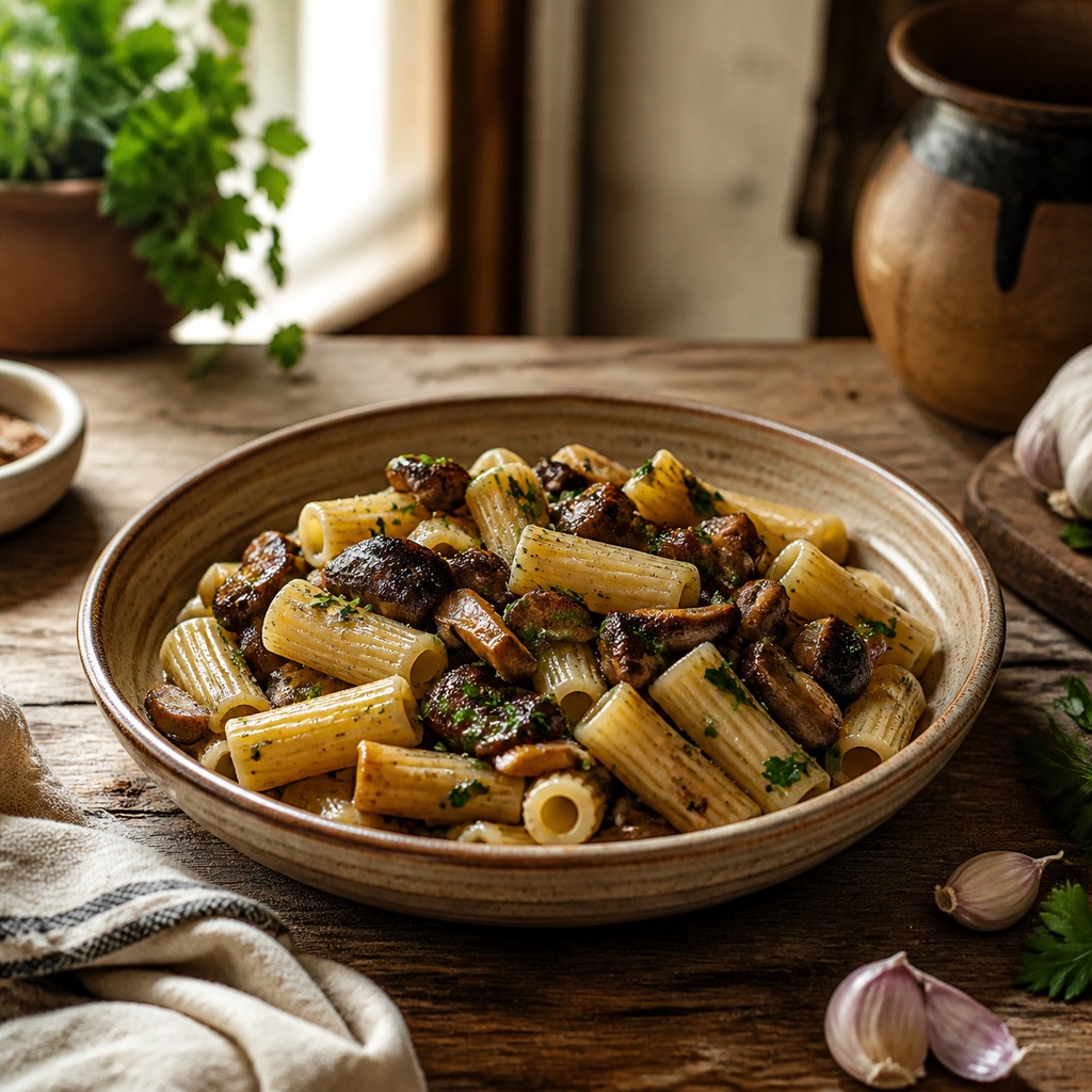 Maccheroni ai funghi