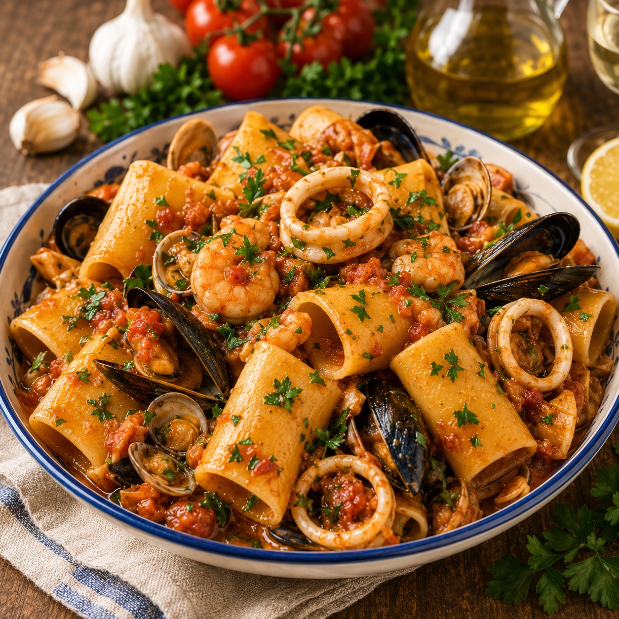 Paccheri Ragu Mare