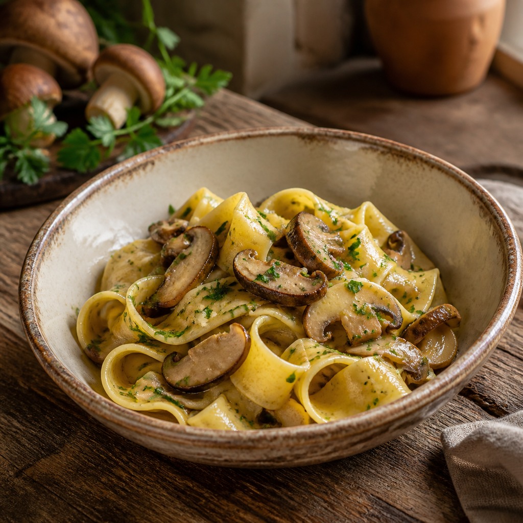 Pappardelle fra porcino