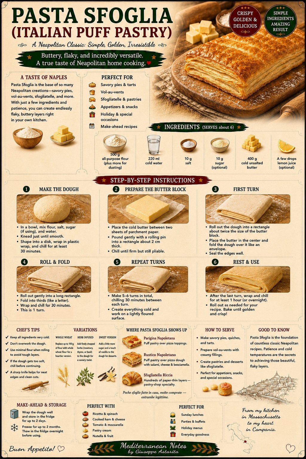 Pasta Sfoglia — infographic by Giuseppe Astarita
