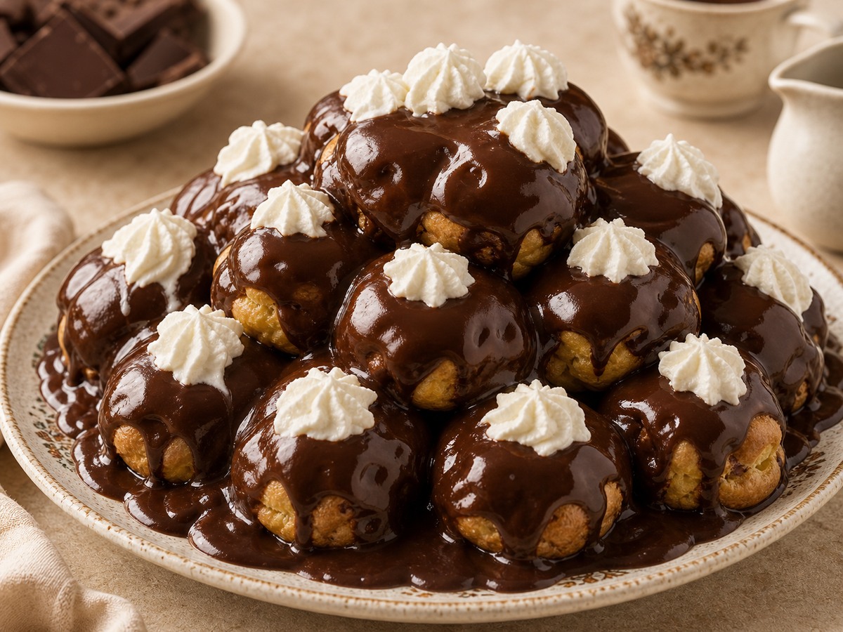 Profiteroles alla napoletana