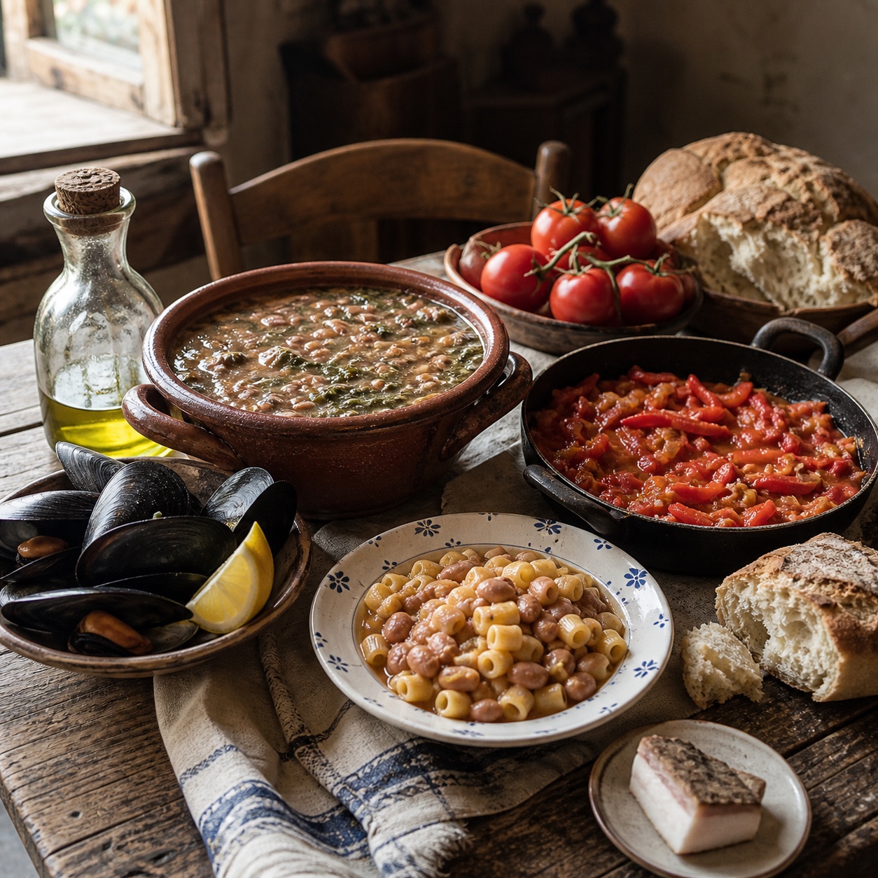 What we ate in Caserta, a few generations back