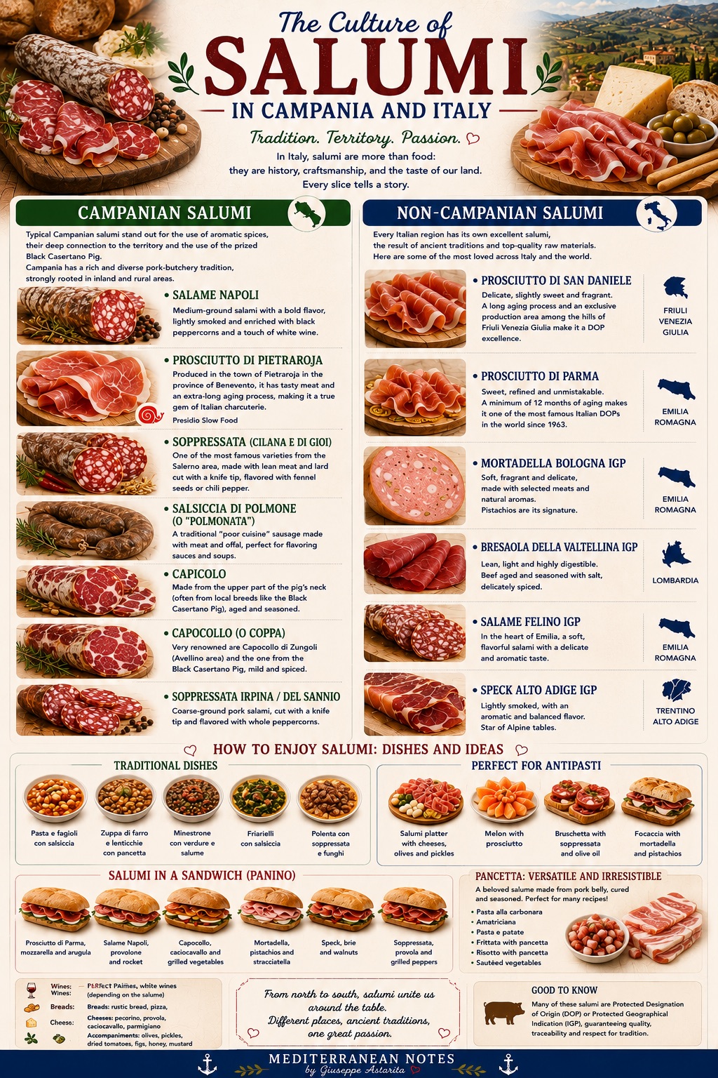 La Cultura dei Salumi — infographic