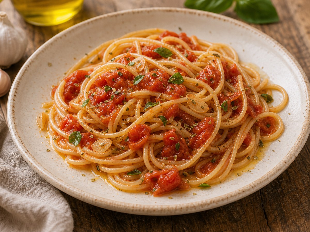 Spaghetti Pizzaiola