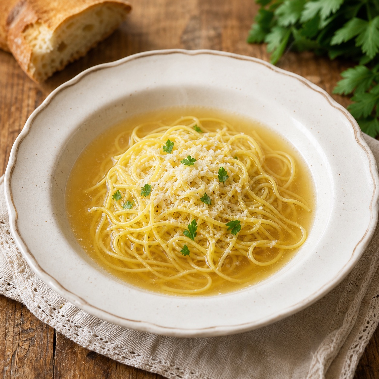 Tagliolini in brodo
