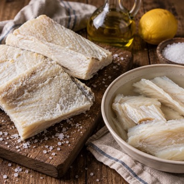 Il baccalà — le tre preparazioni