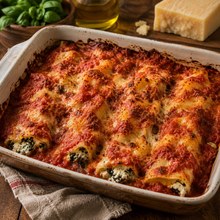 Cannelloni di ricotta e spinaci
