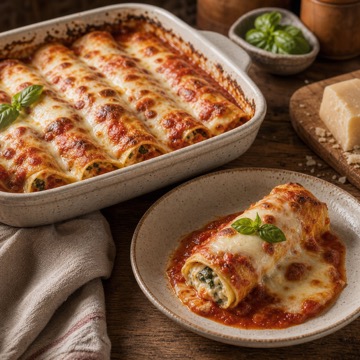 Crespelle al forno napoletane