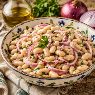 Insalata di Fagioli e Cipolle alla Napoletana
