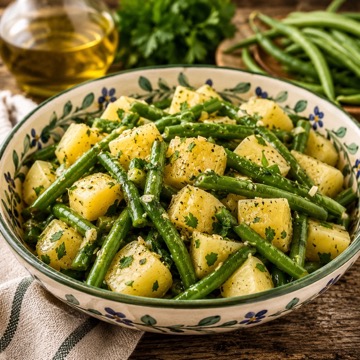 Insalata di patate e fagiolini