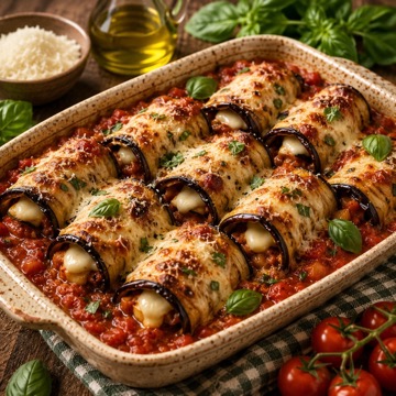 Involtini di melanzane alla napoletana