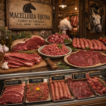 The Horse Meat Butcher — the macelleria equina shop