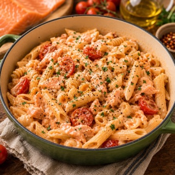 Pasta al salmone