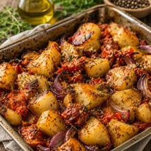 Patate al forno alla napoletana