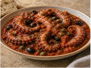 Polpo alla Luciana