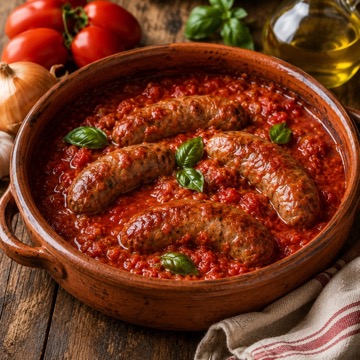 Red sauce with sausage