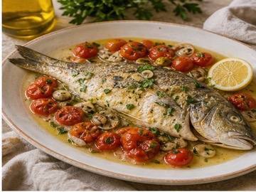 Spigola all'acqua pazza