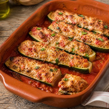 Zucchine Ripiene alla Napoletana