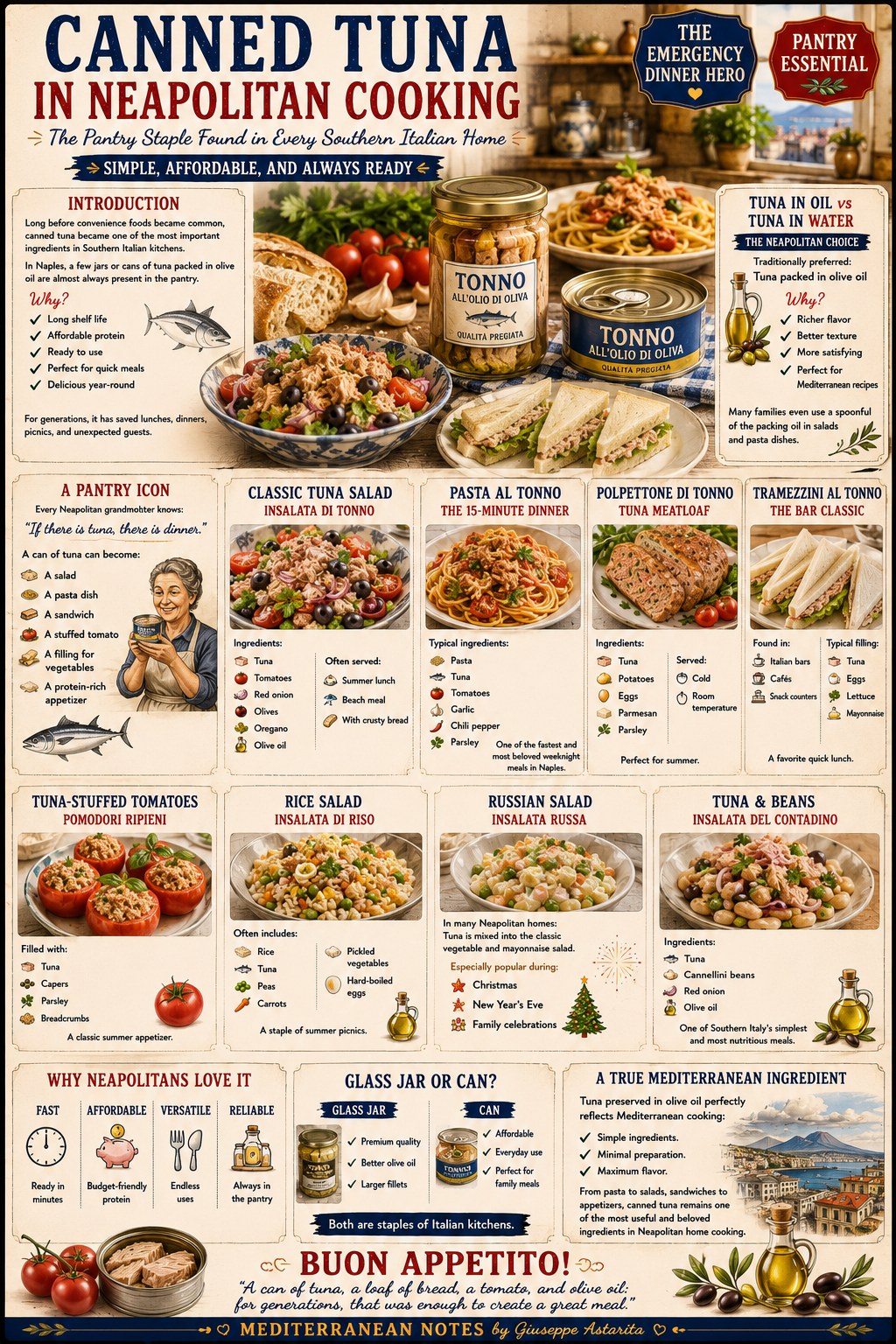 Canned Tuna in Neapolitan Cooking — pantry guide by Giuseppe Astarita
