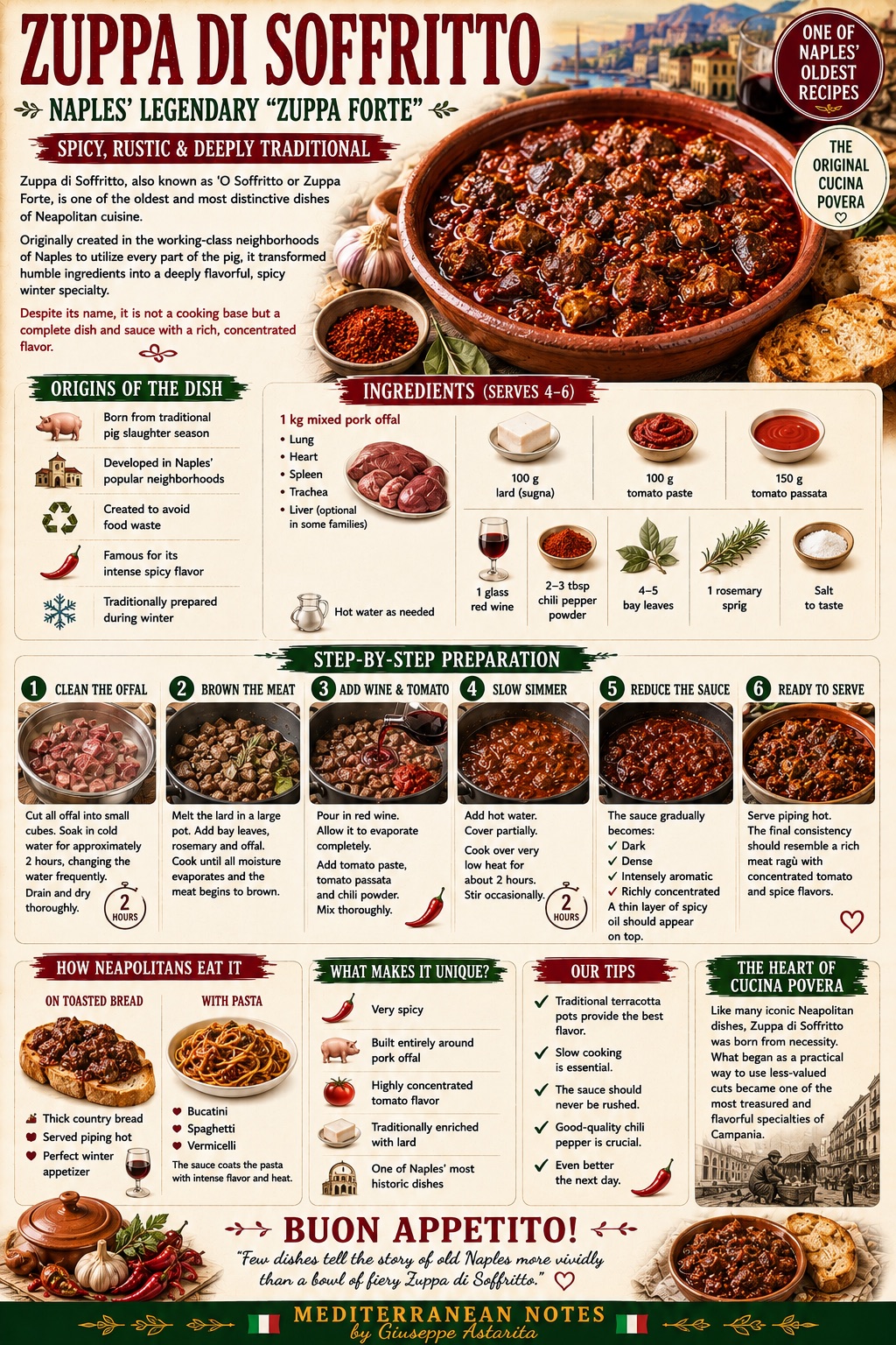 Zuppa di Soffritto — infographic, Mediterranean Notes by Giuseppe Astarita